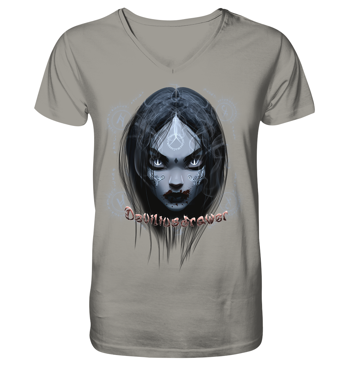 Deviliusdrawer Vampiric Elf - V-Neck Shirt