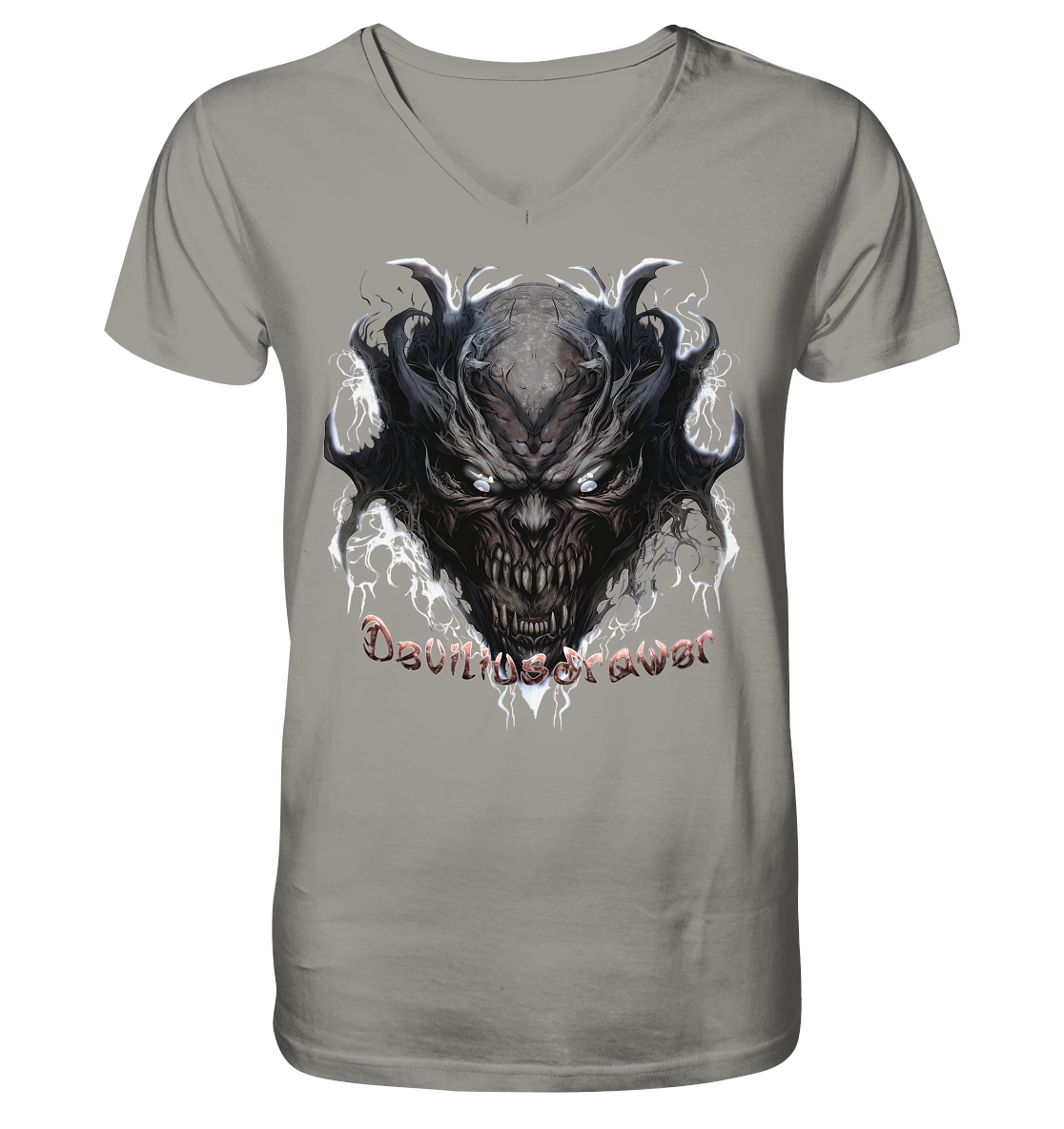 Deviliusdrawer Ice Demon - V-Neck Shirt