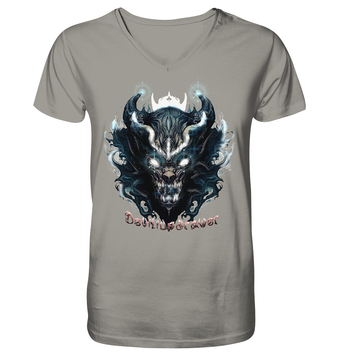Deviliusdrawer Demonic Star - V-Neck Shirt