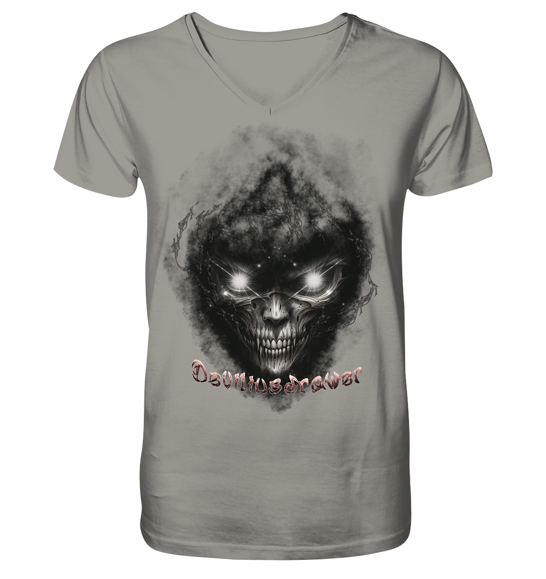 Deviliusdrawer Dark Death - V-Neck Shirt