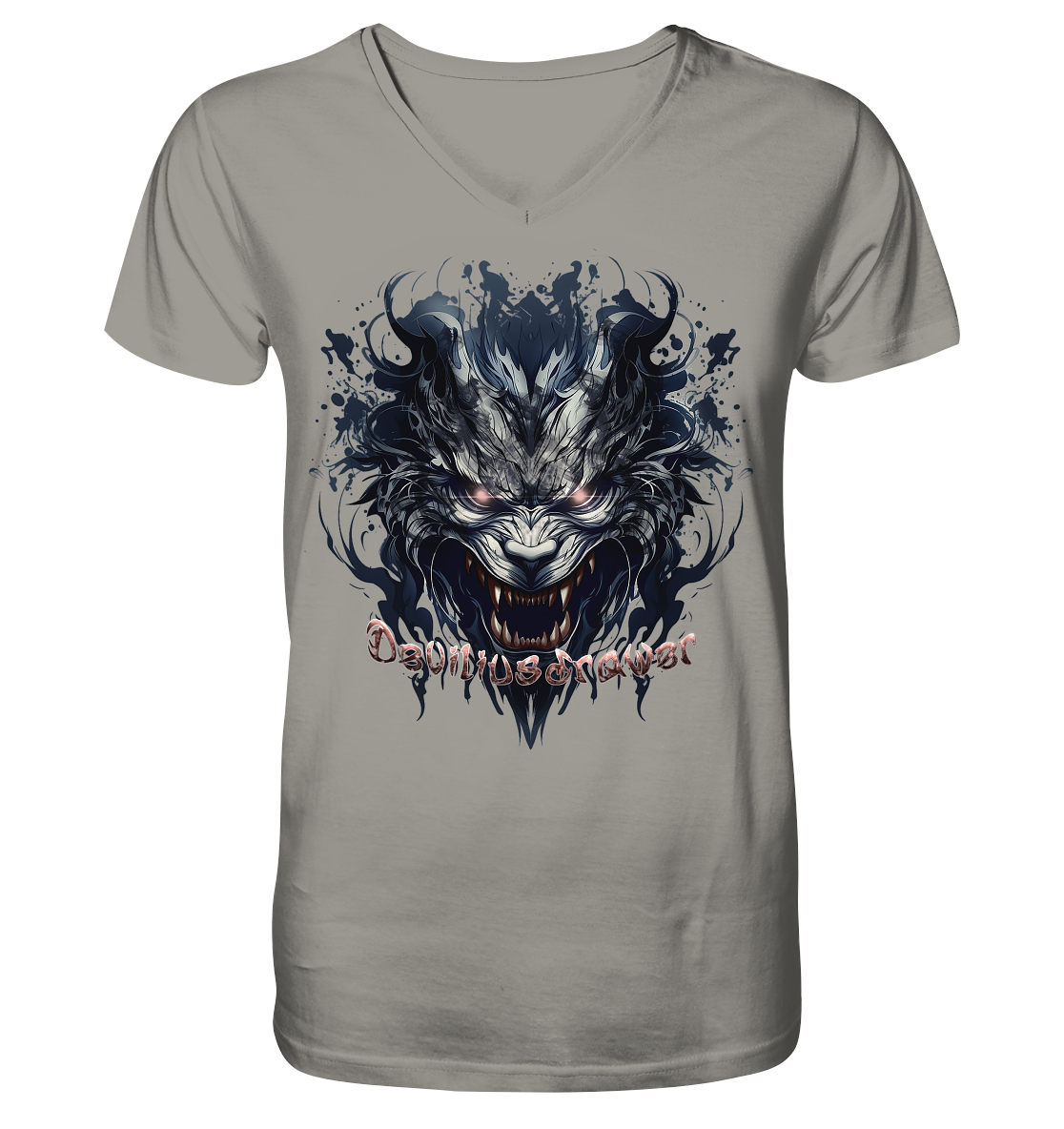 Deviliusdrawer Cruel Wolf - V-Neck Shirt