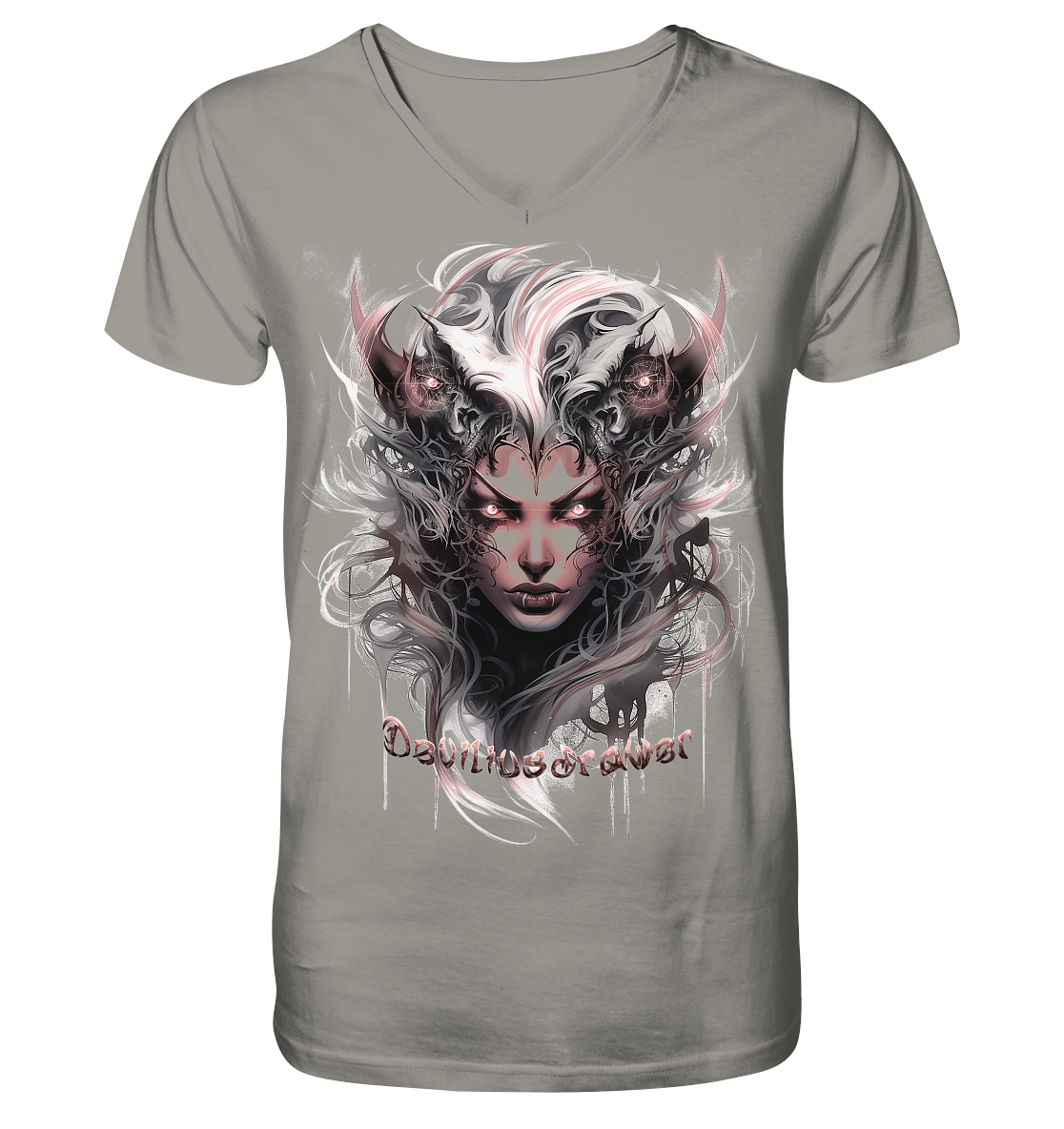 Deviliusdrawer Demonic Elf - V-Neck Shirt