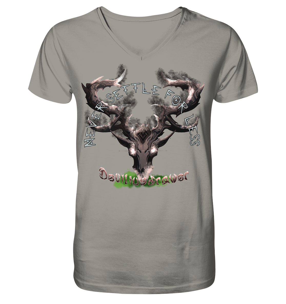 Deviliusdrawer Cruel Deer - V-Neck Shirt