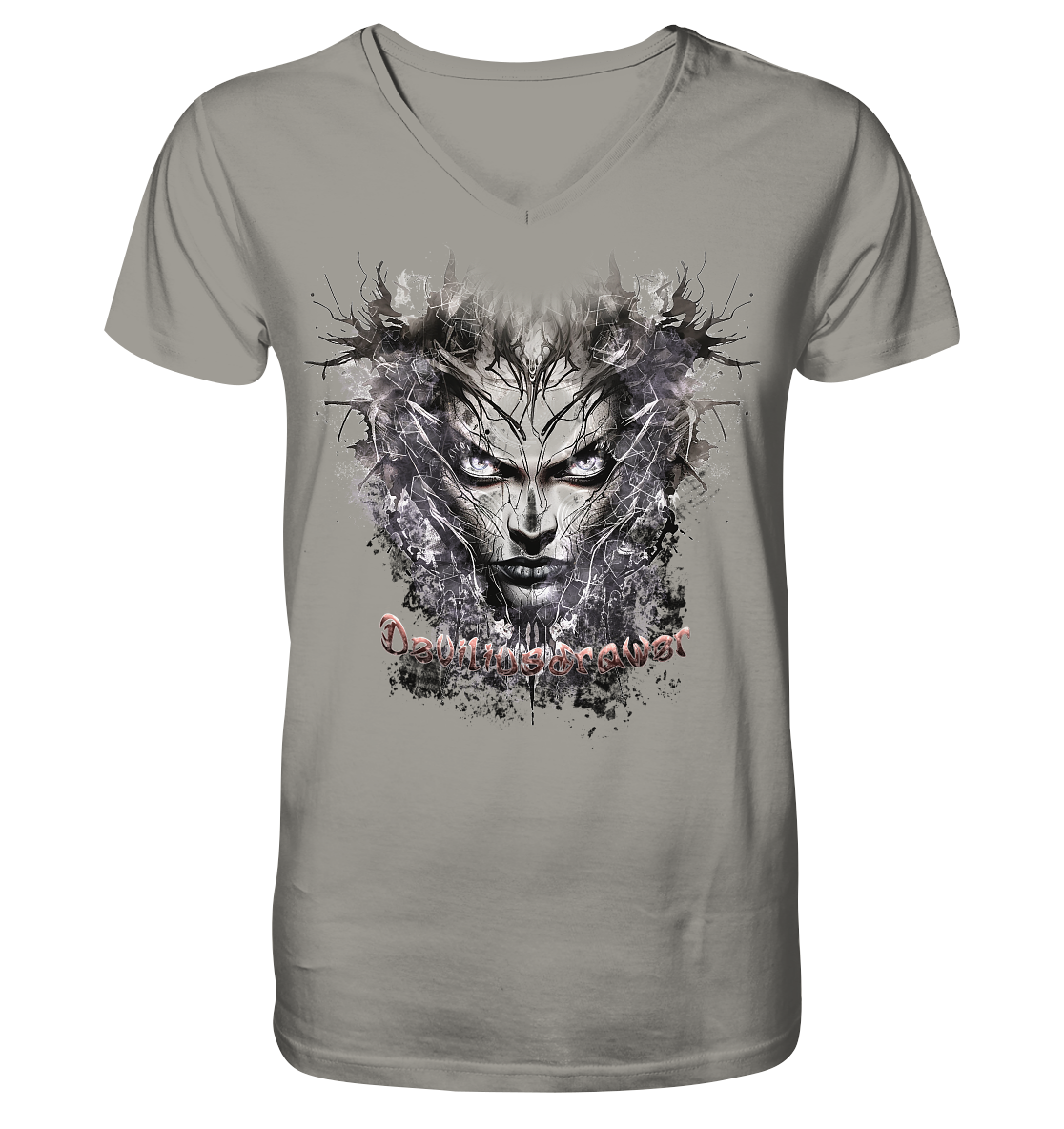 Deviliusdrawer Nature Druid - V-Neck Shirt