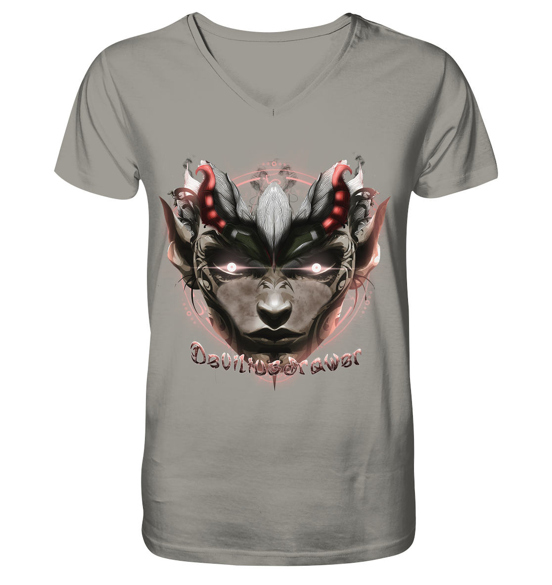 Deviliusdrawer Devils Elf - V-Neck Shirt