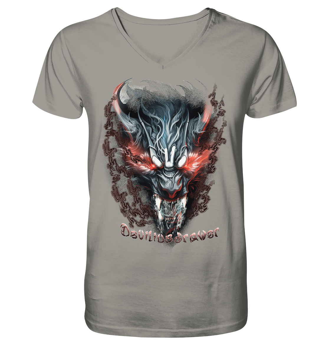 Deviliusdrawer Beast Wolf - V-Neck Shirt