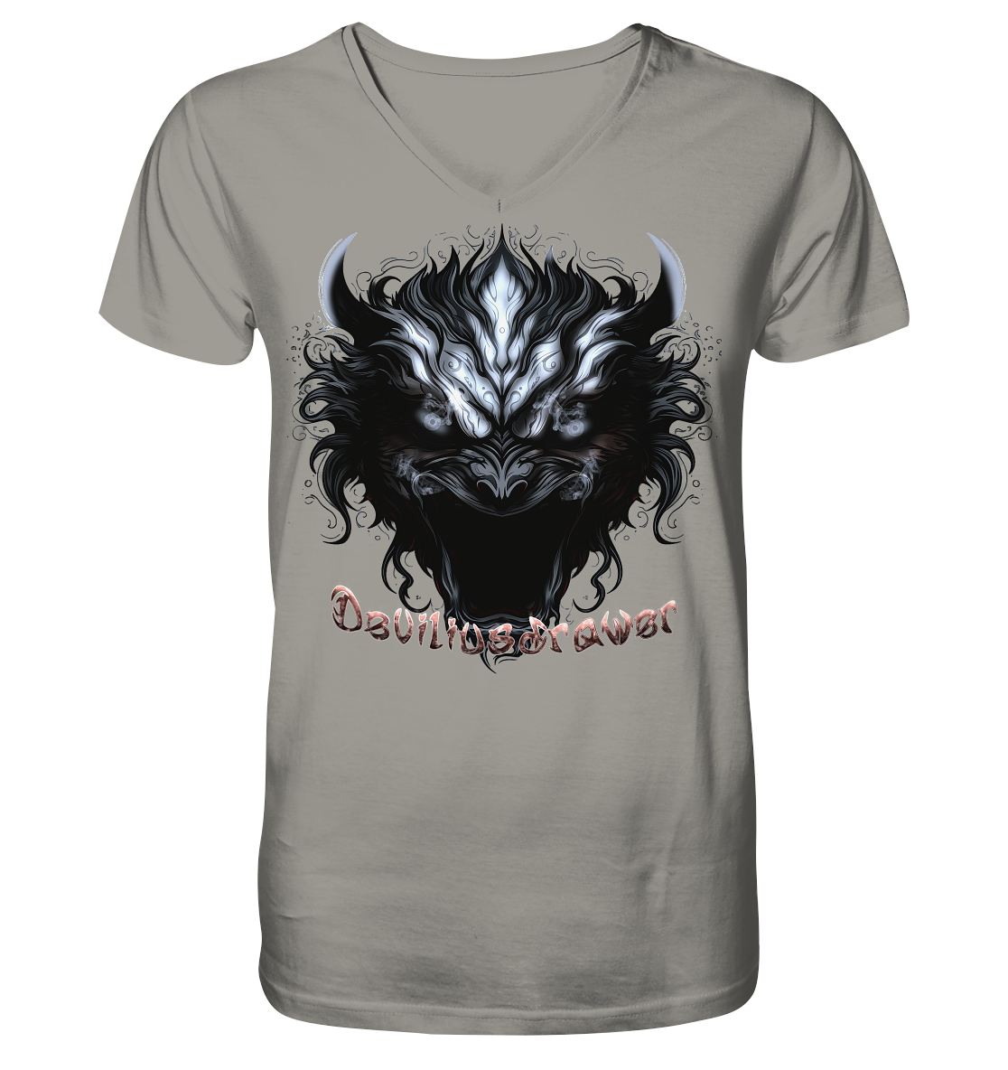 Deviliusdrawer Zombie Demon - V-Neck Shirt