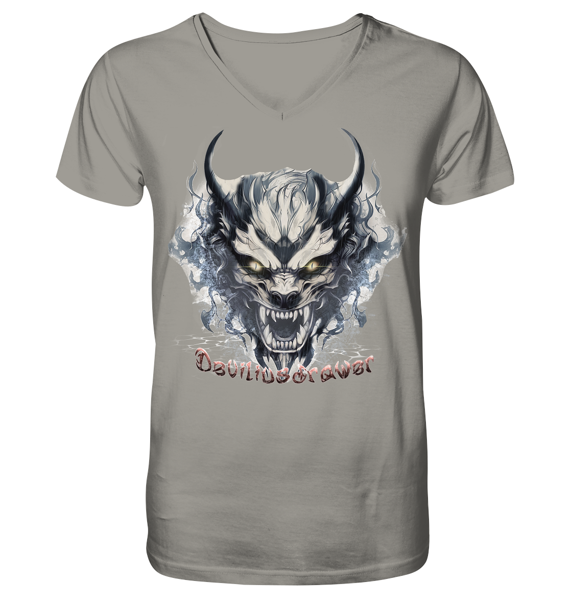 Deviliusdrawer Water Demon - V-Neck Shirt