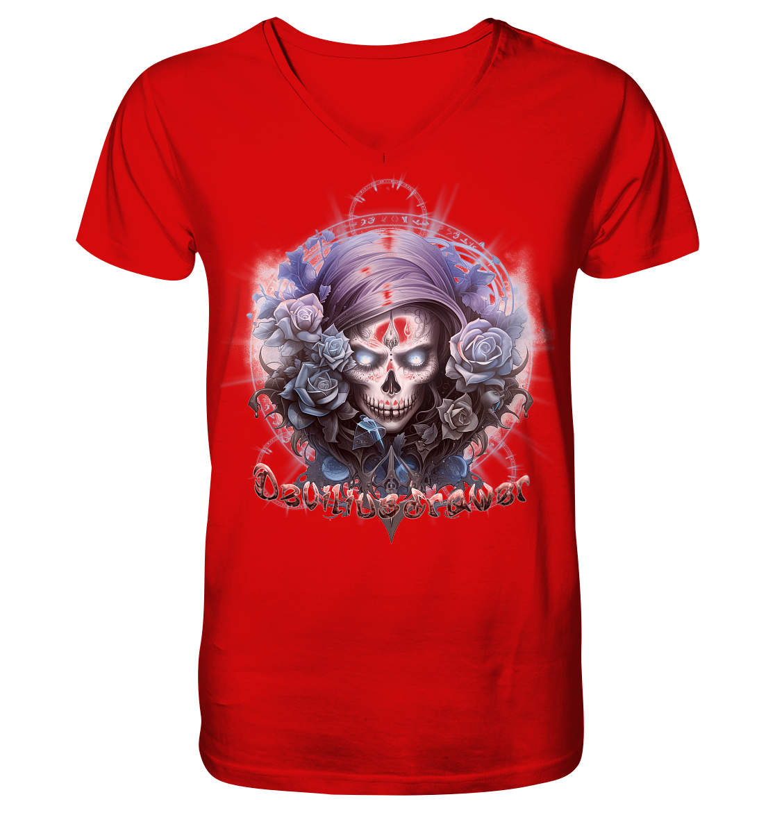 Deviliusdrawer Death Beauty - V-Neck Shirt