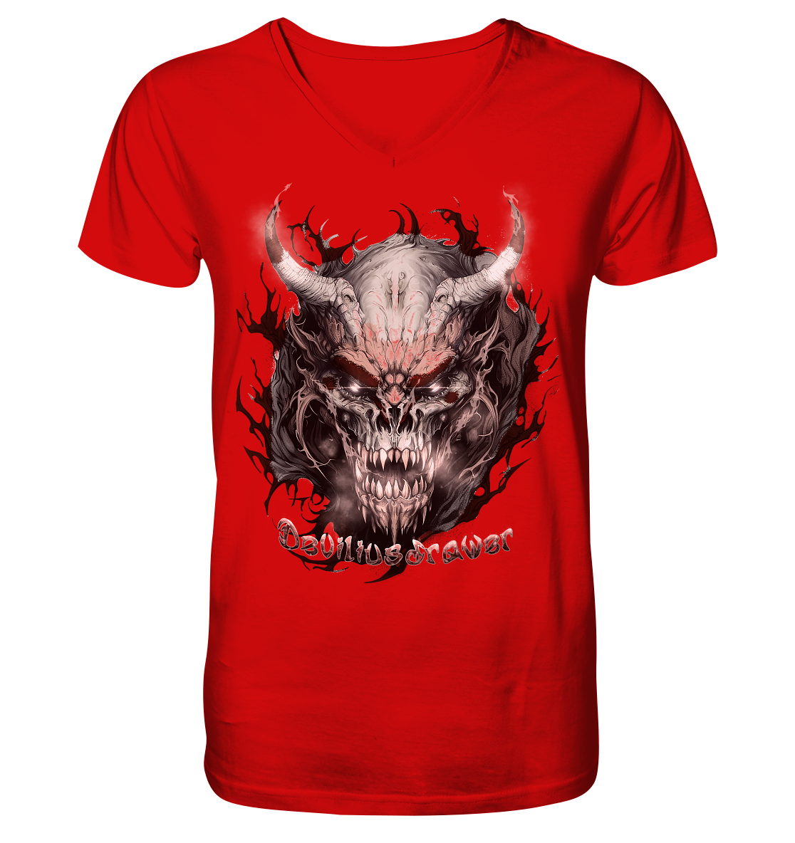 Deviliusdrawer Beast Demon - V-Neck Shirt