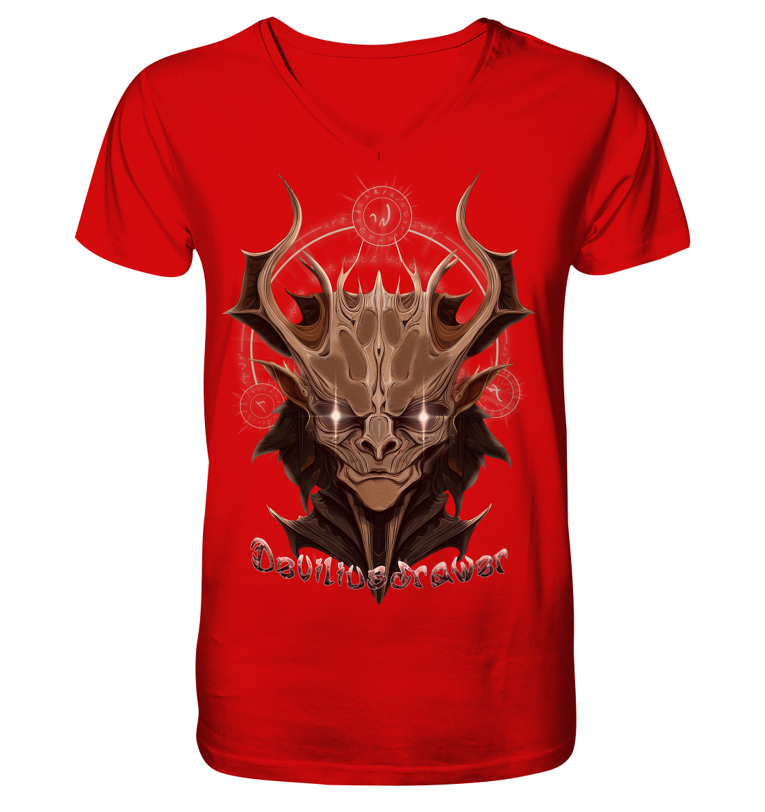Deviliusdrawer Dark Magician Elf - V-Neck Shirt