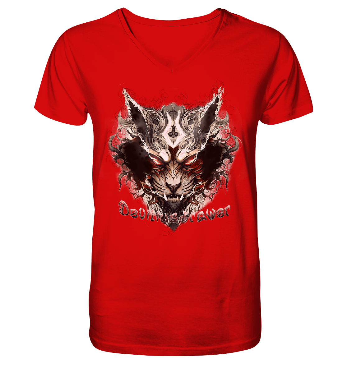 Deviliusdrawer Wild Hotcat  - V-Neck Shirt