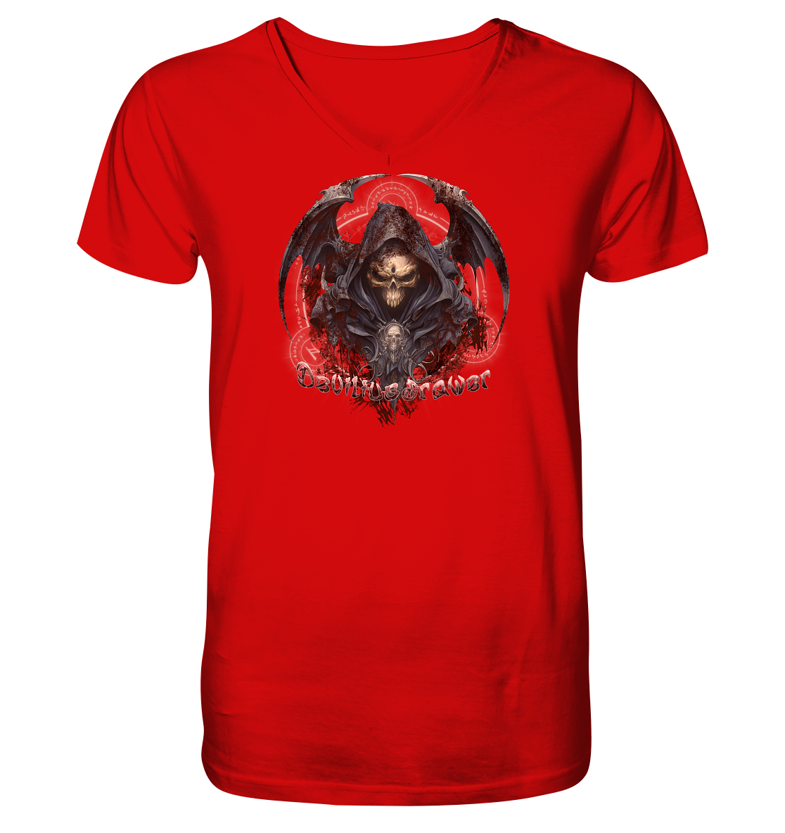 Deviliusdrawer Death Reaper - V-Neck Shirt