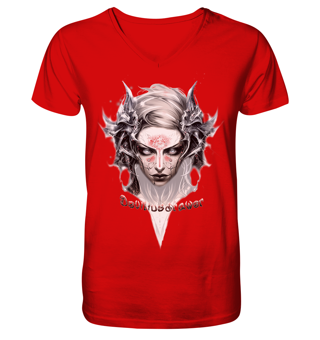 Deviliusdrawer Iron Elf - V-Neck Shirt