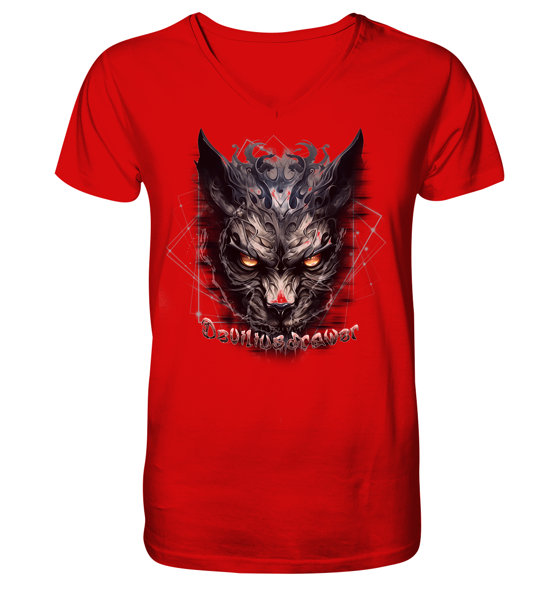 Deviliusdrawer Dark Wearwolf - V-Neck Shirt