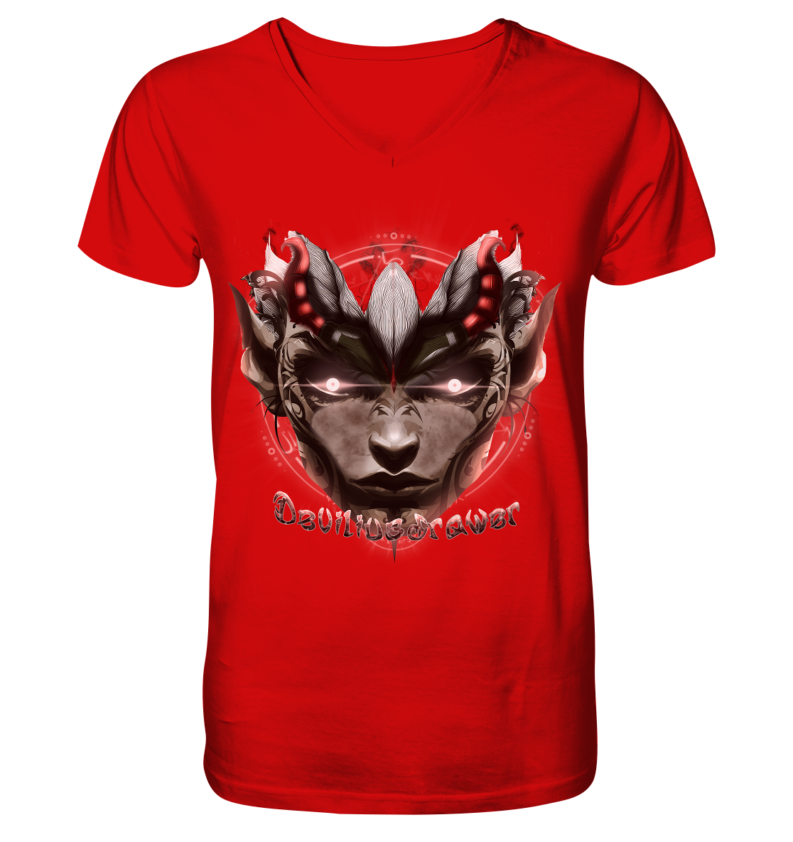 Deviliusdrawer Devils Elf - V-Neck Shirt