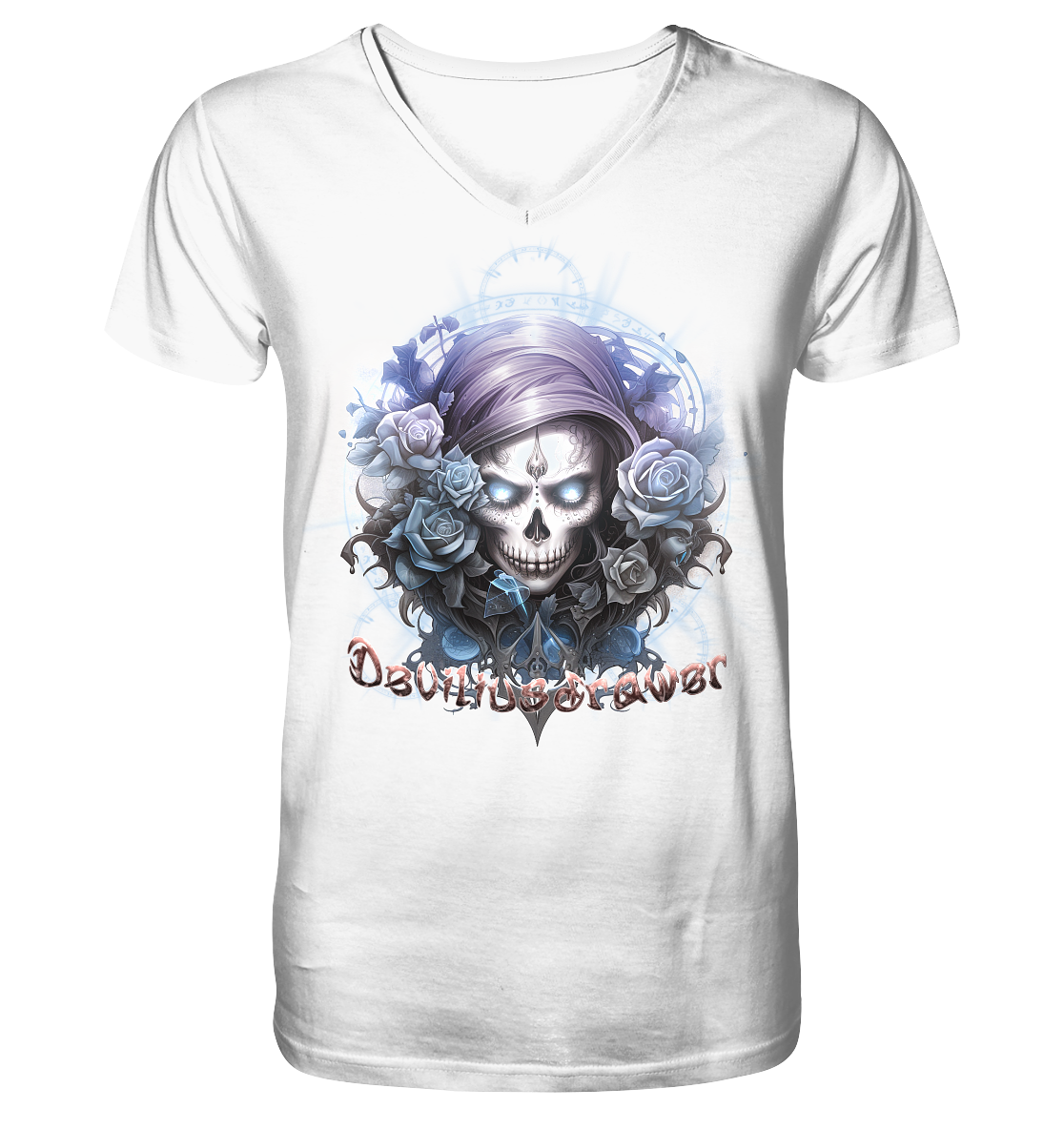 Deviliusdrawer Death Beauty - V-Neck Shirt