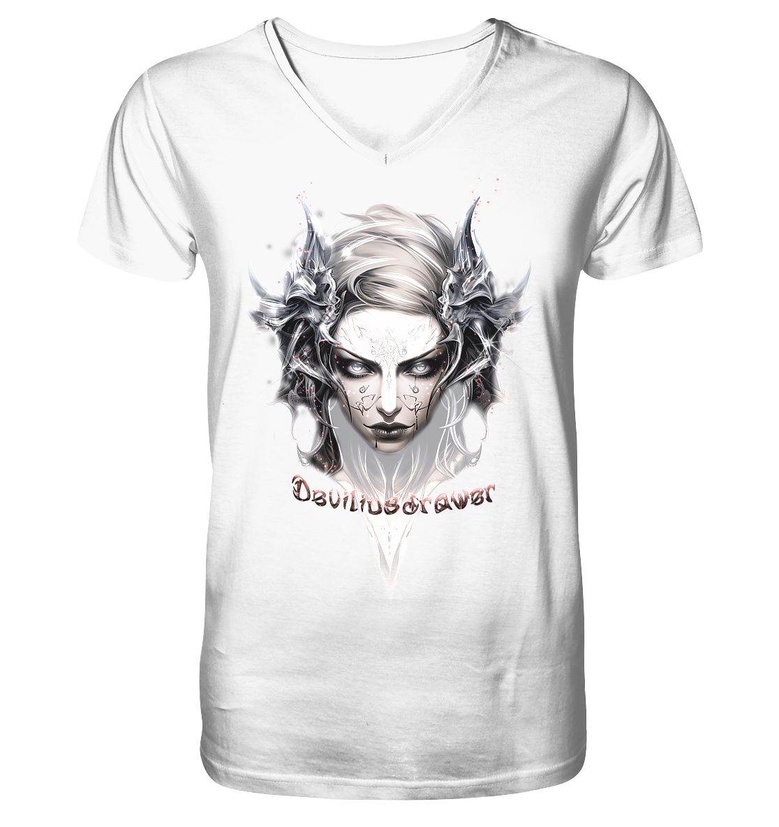 Deviliusdrawer Iron Elf - V-Neck Shirt