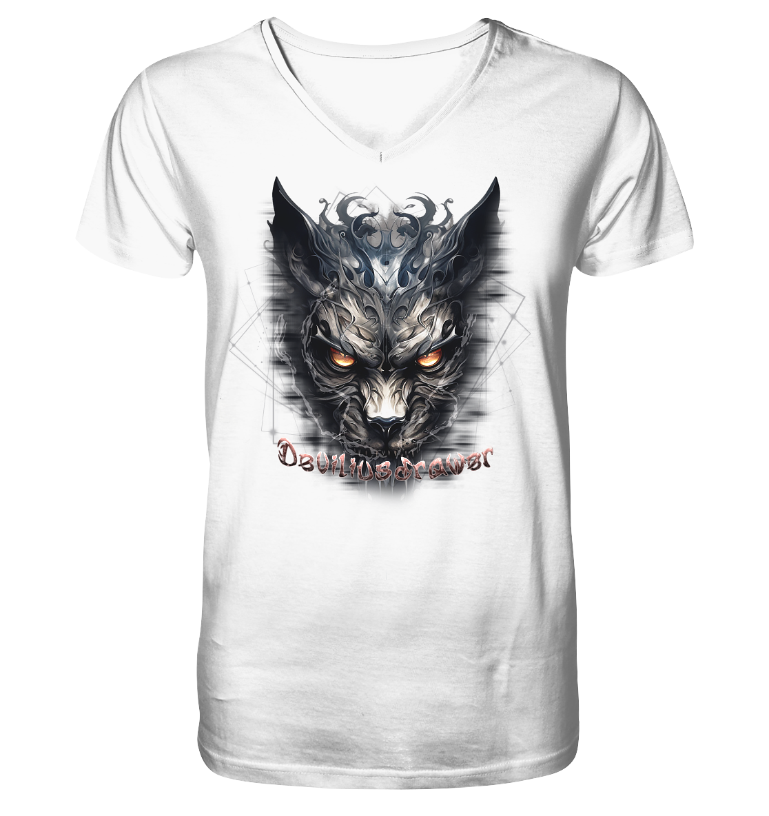 Deviliusdrawer Dark Wearwolf - V-Neck Shirt