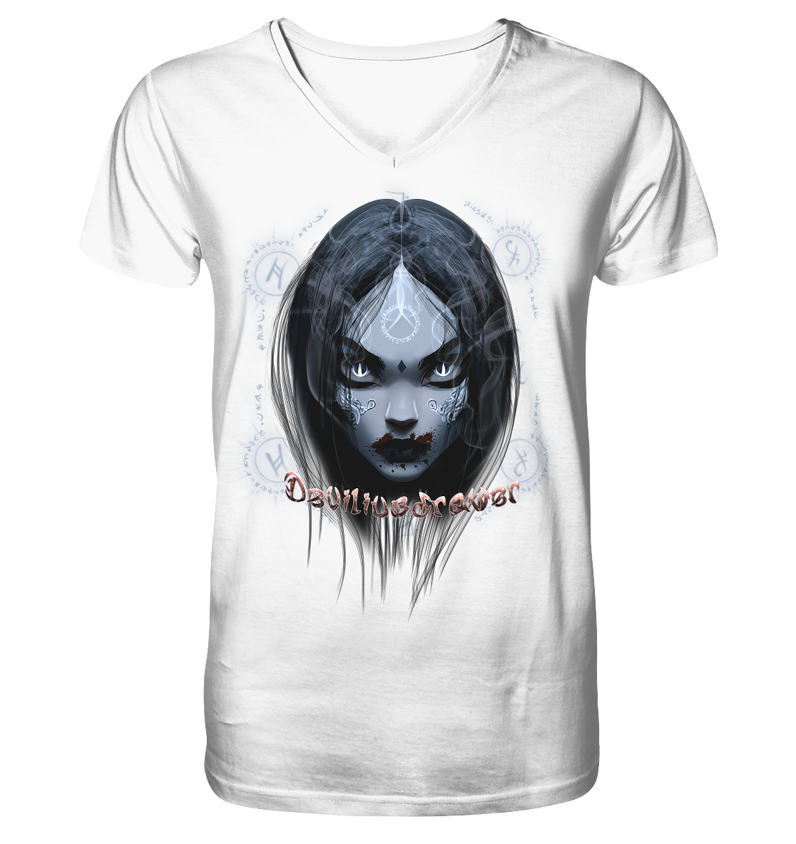Deviliusdrawer Vampiric Elf - V-Neck Shirt