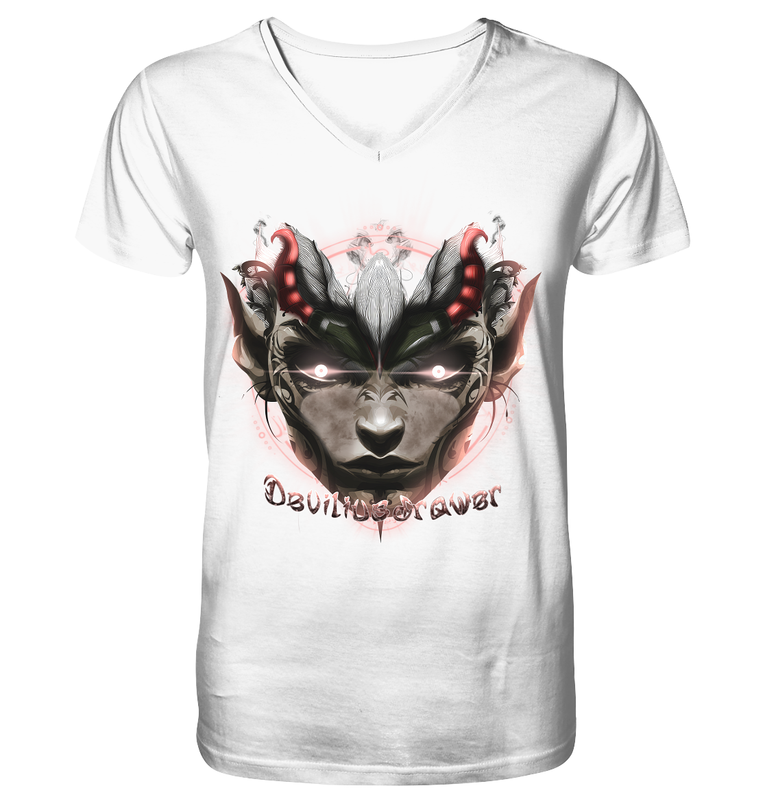 Deviliusdrawer Devils Elf - V-Neck Shirt