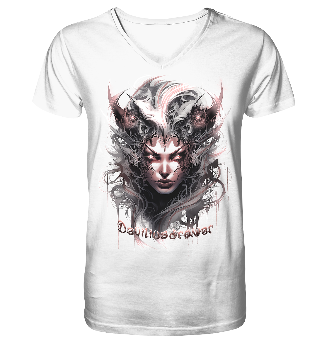 Deviliusdrawer Demonic Elf - V-Neck Shirt