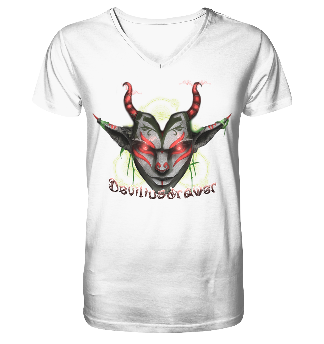 Deviliusdrawer Dark Elf - V-Neck Shirt