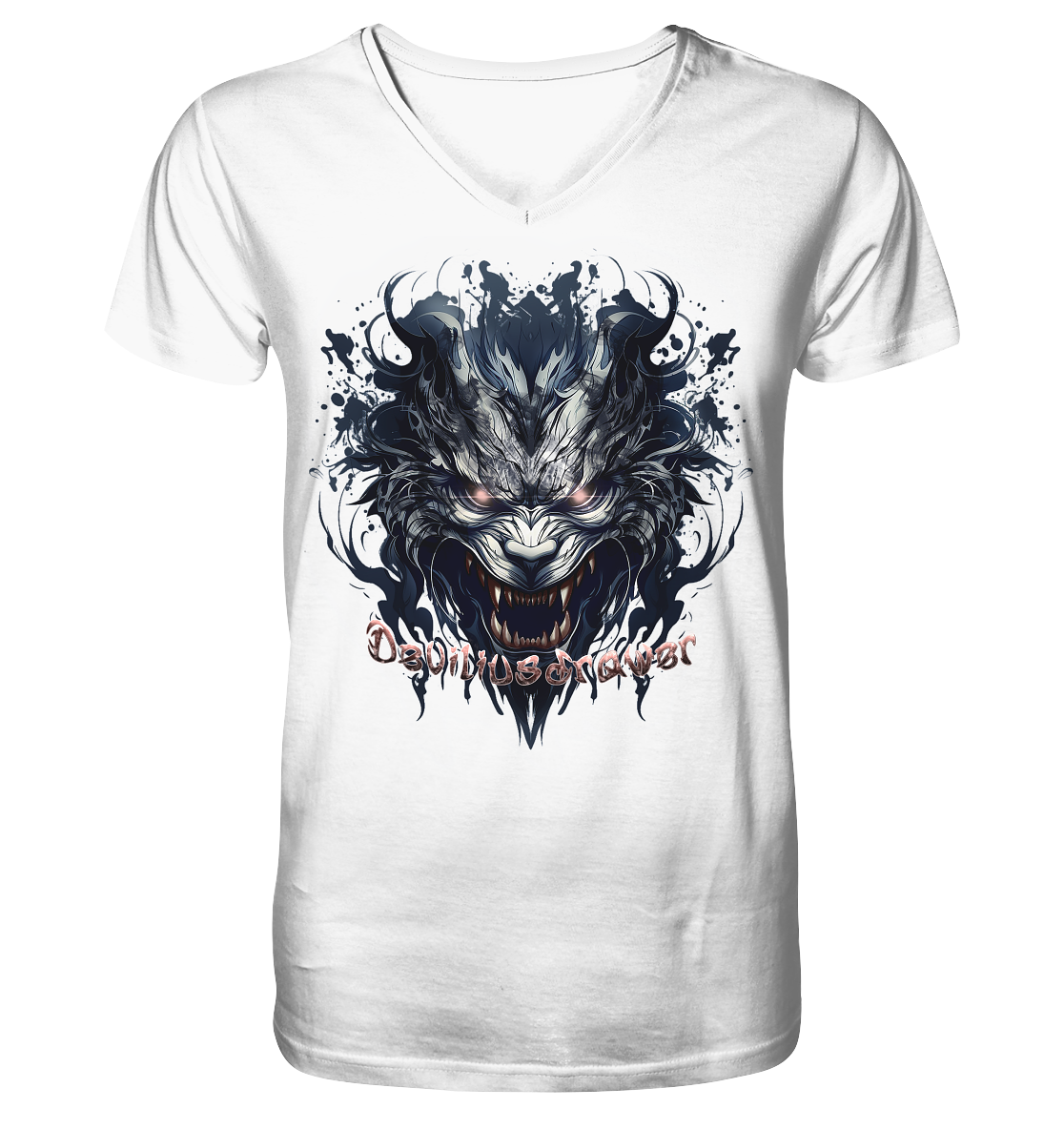 Deviliusdrawer Cruel Wolf - V-Neck Shirt