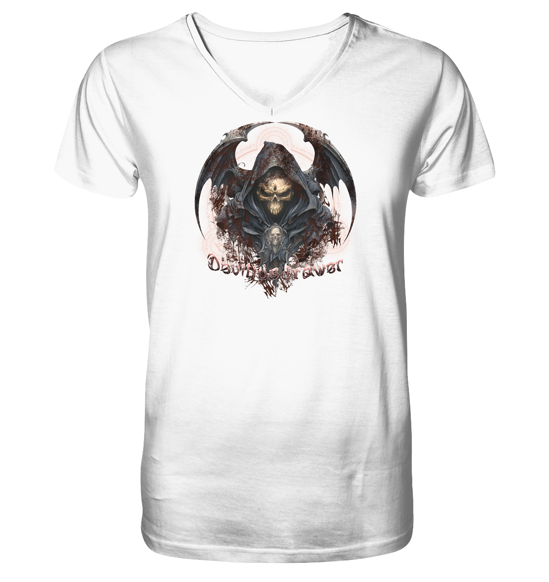 Deviliusdrawer Death Reaper - V-Neck Shirt