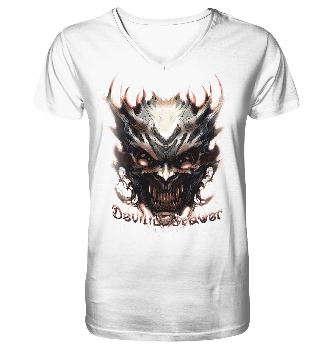 Deviliusdrawer Blood Demon - V-Neck Shirt