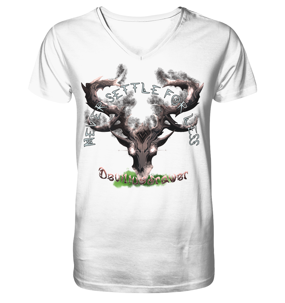 Deviliusdrawer Cruel Deer - V-Neck Shirt