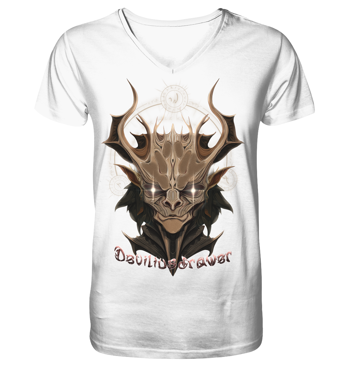 Deviliusdrawer Dark Magician Elf - V-Neck Shirt