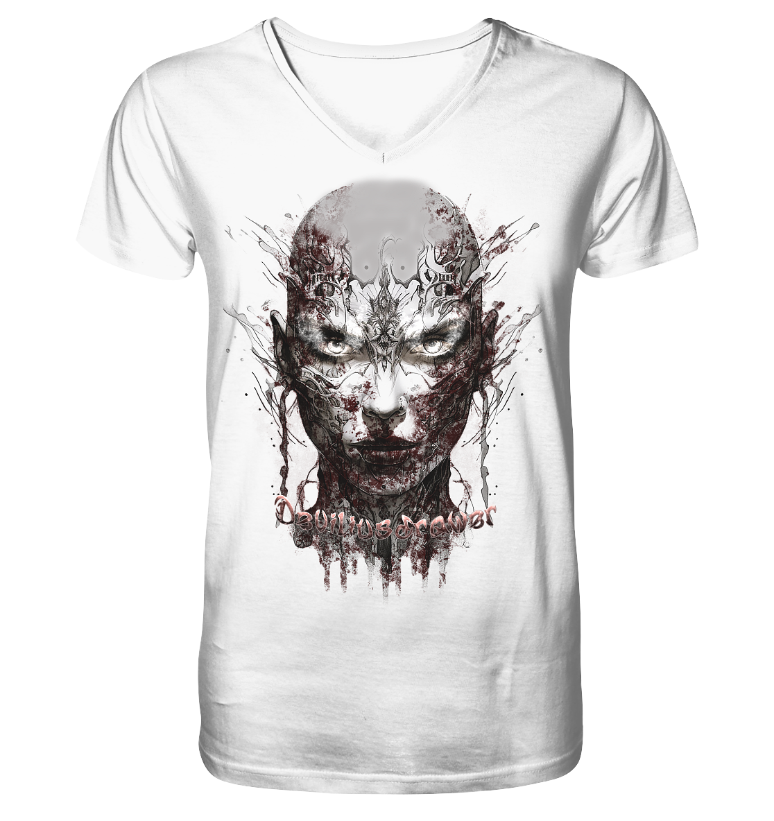 Deviliusdrawer Mechanic Girl - V-Neck Shirt