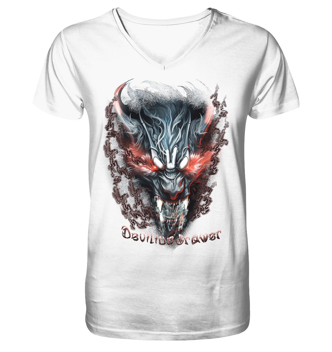 Deviliusdrawer Beast Wolf - V-Neck Shirt