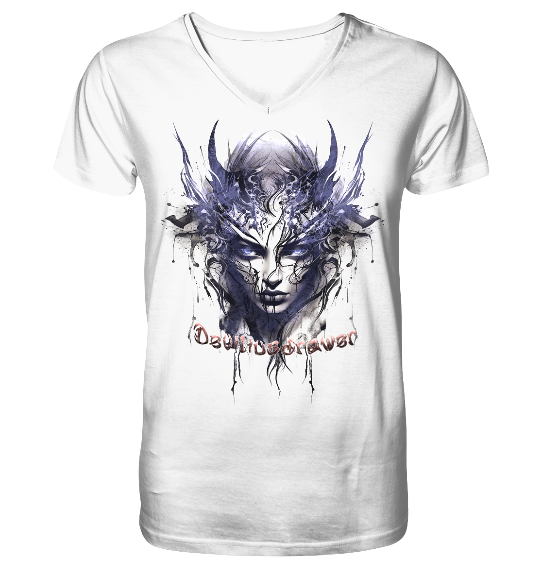 Deviliusdrawer Ice Elf - V-Neck Shirt
