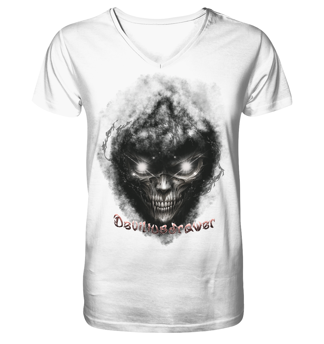Deviliusdrawer Dark Death - V-Neck Shirt