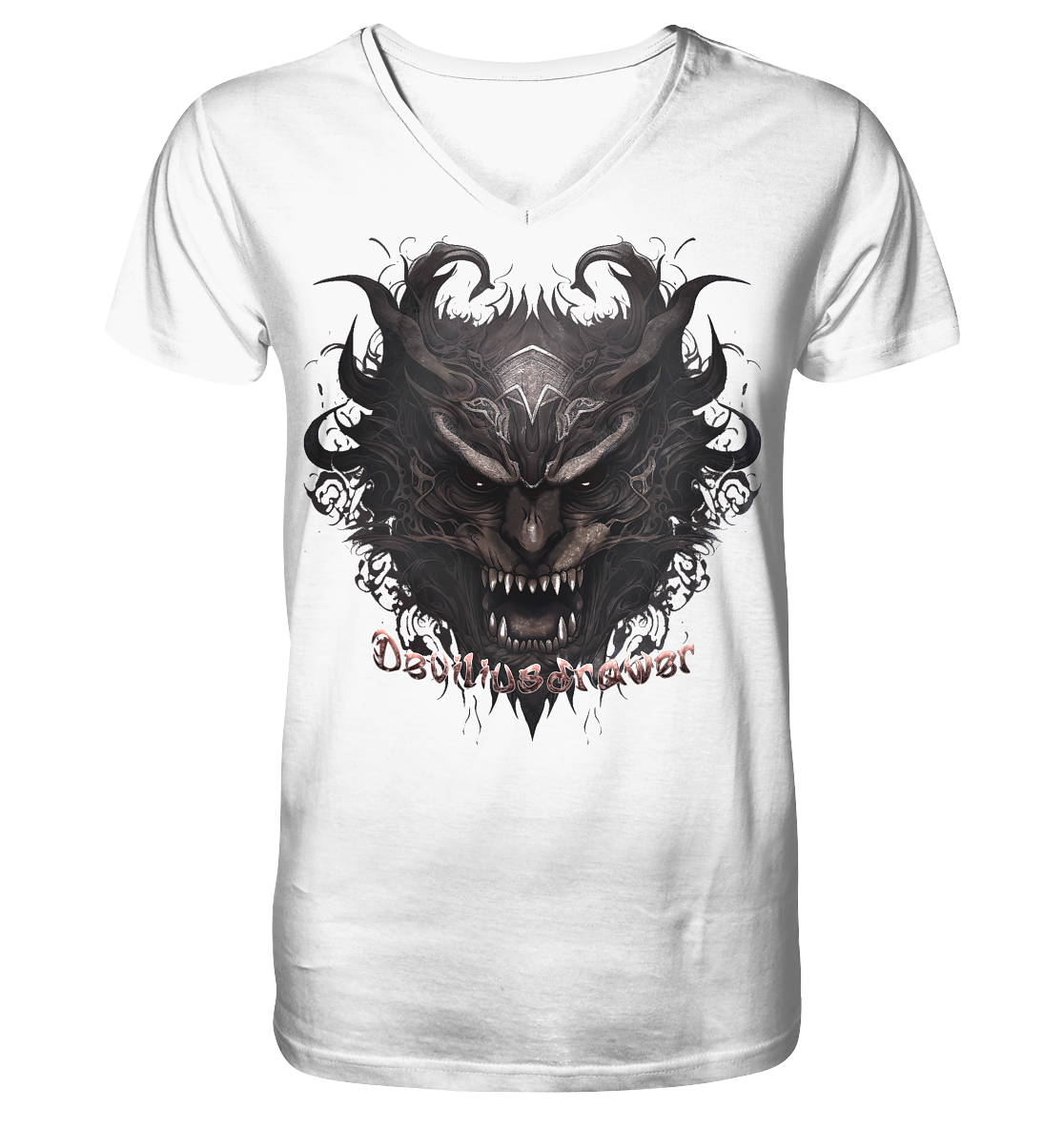 Deviliusdrawer Devils Demon - V-Neck Shirt