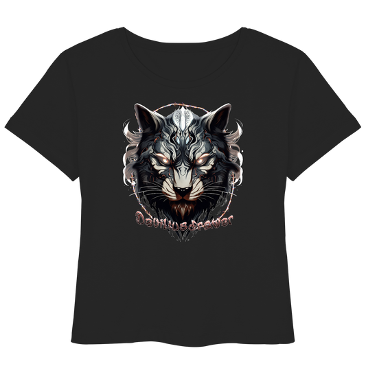 Deviliusdrawer Wolfcat - Womens Organic Lightweight T-Shirt