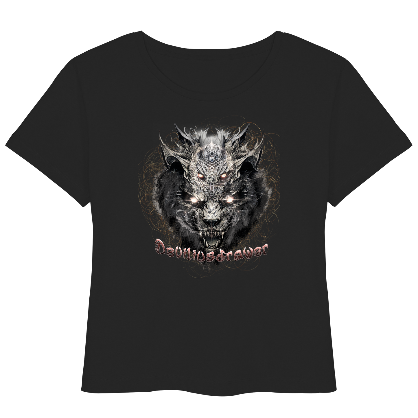 Deviliusdrawer Magical Beast Cat - Womens Organic Lightweight T-Shirt
