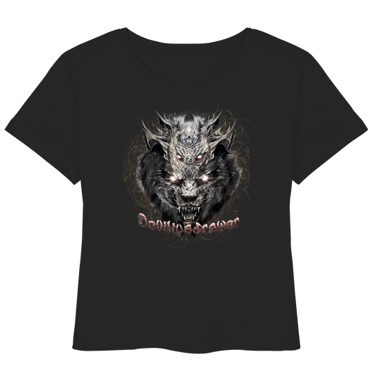 Deviliusdrawer Magical Beast Cat - Womens Organic Lightweight T-Shirt