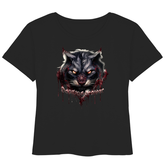 Deviliusdrawer Badass Cat - Womens Organic Lightweight T-Shirt