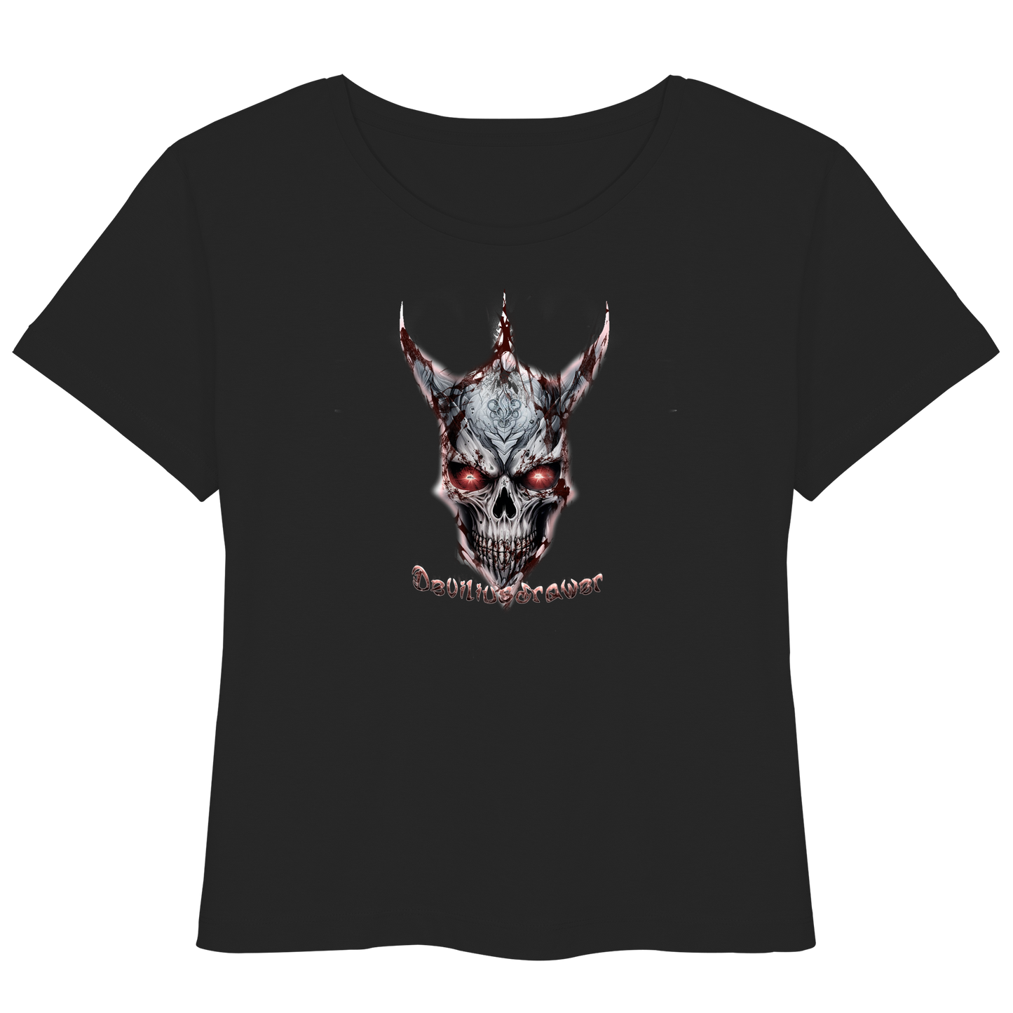 Deviliusdrawer Bloody Skeleton - Womens Organic Lightweight T-Shirt