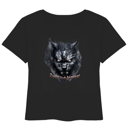 Deviliusdrawer Dark Beast Tiger  - Womens Organic Lightweight T-Shirt