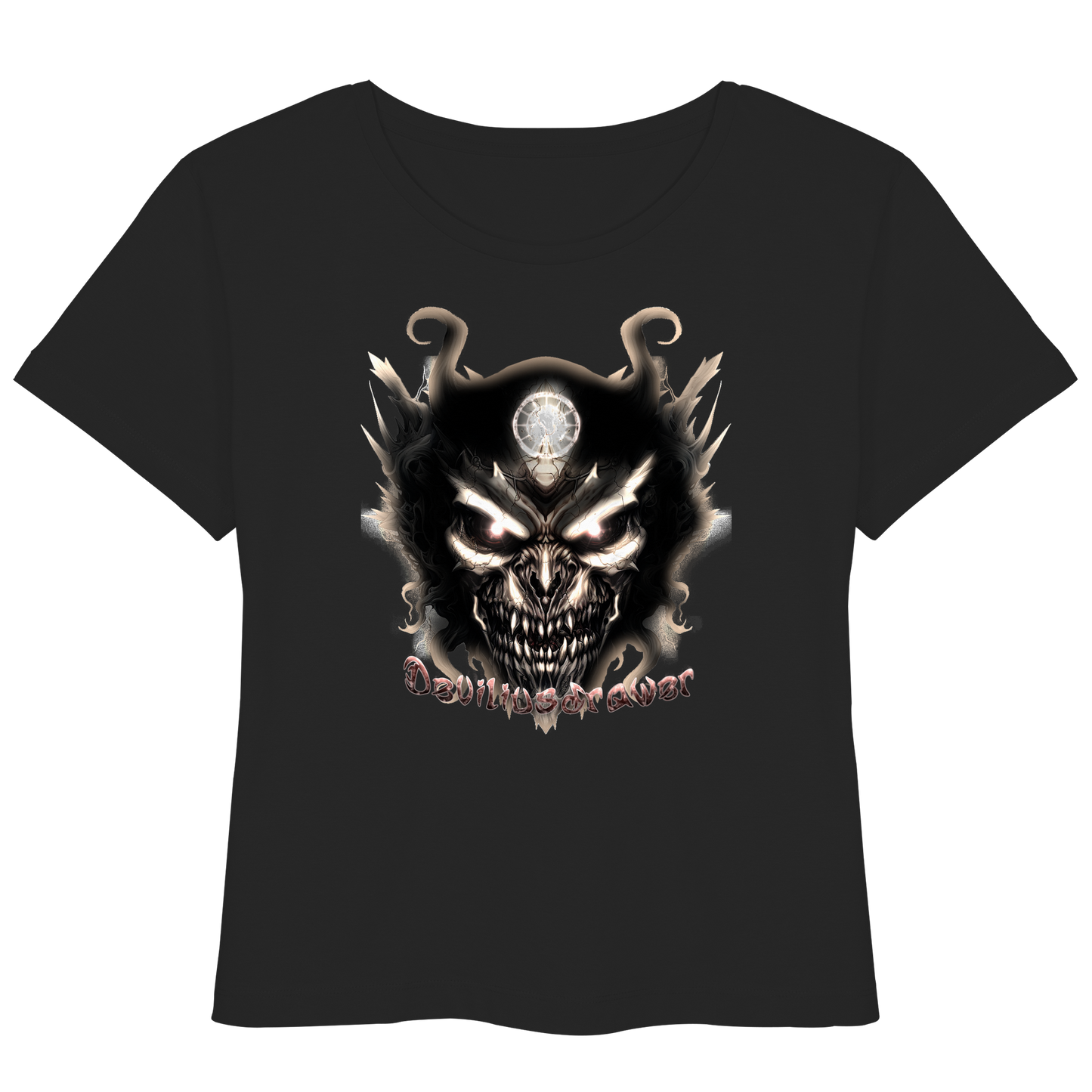 Deviliusdrawer Dark Devil - Womens Organic Lightweight T-Shirt