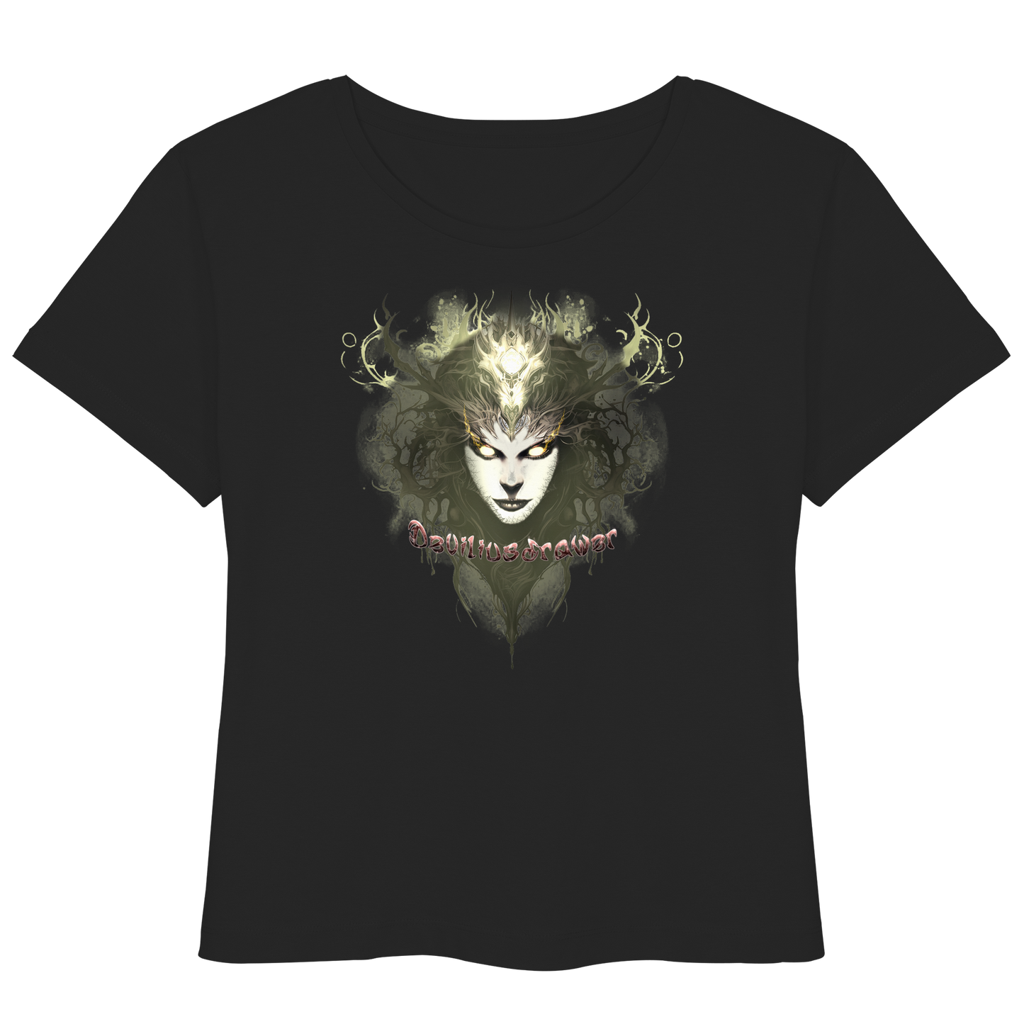 Deviliusdrawer Golden Demonica - Womens Organic Lightweight T-Shirt