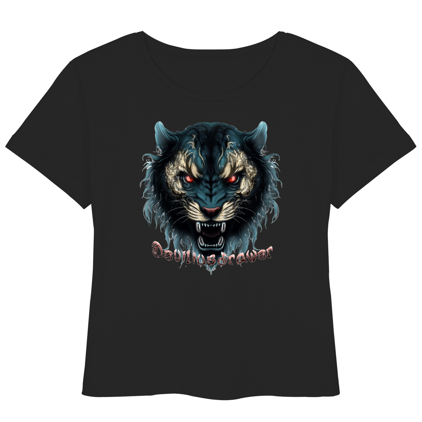 Deviliusdrawer Tigercat - Womens Organic Lightweight T-Shirt
