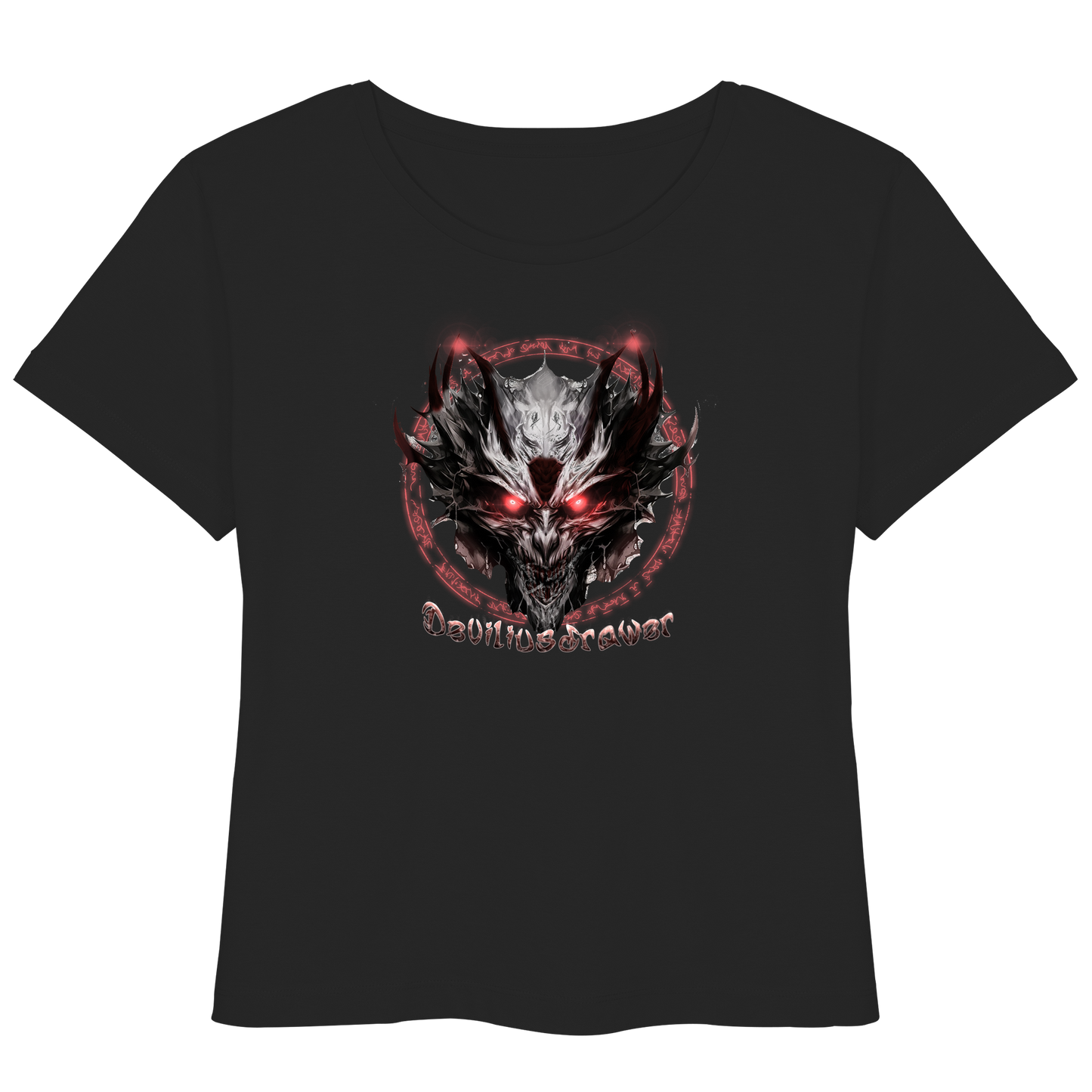 Deviliusdrawer Magic Glow Devil - Womens Organic Lightweight T-Shirt