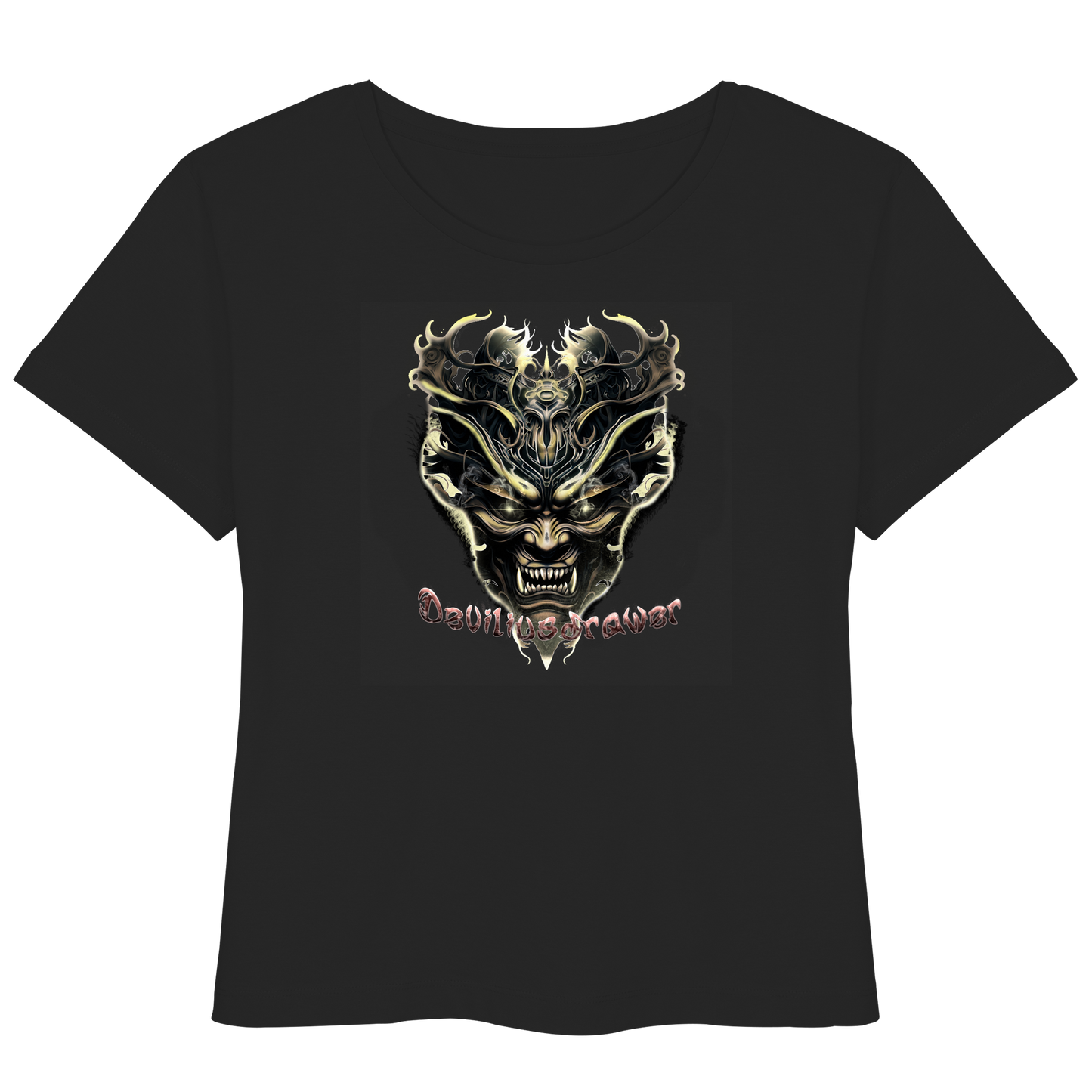 Deviliusdrawer Golden Demon Vampire - Womens Organic Lightweight T-Shirt