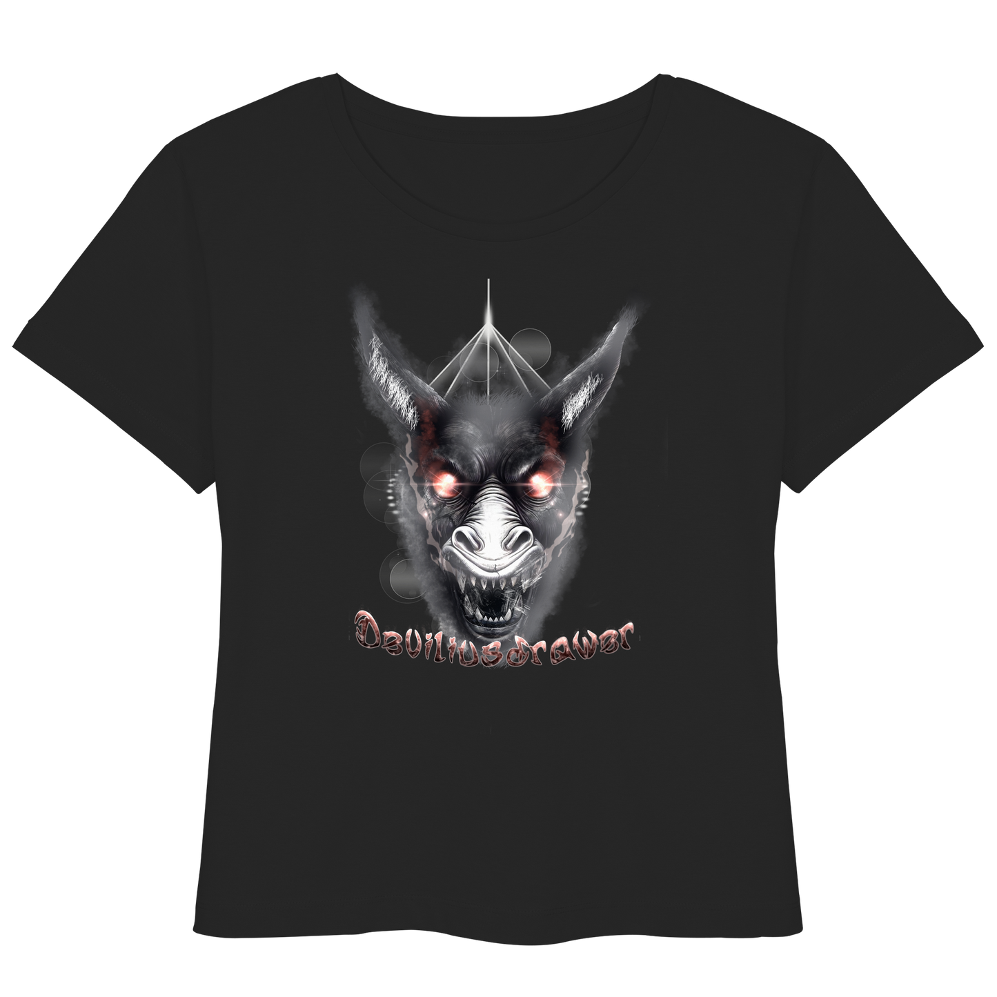 Deviliusdrawer Evil Donkey - Womens Organic Lightweight T-Shirt
