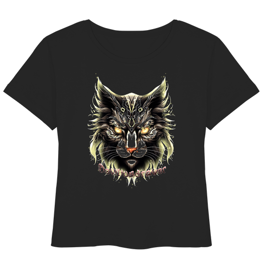 Deviliusdrawer Golden Cat - Womens Organic Lightweight T-Shirt
